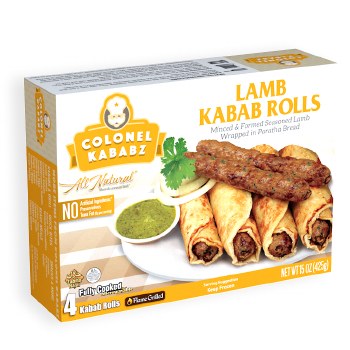 LAMB KABAB ROLLS 15oz